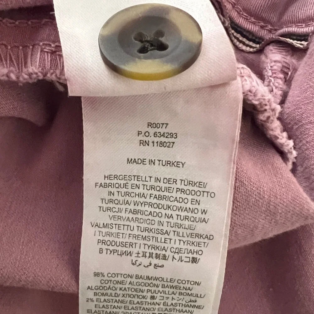 Boden Mauve Pink‎ Utility Chino Skirt High Waist Paper Bag Pockets Cotton 12